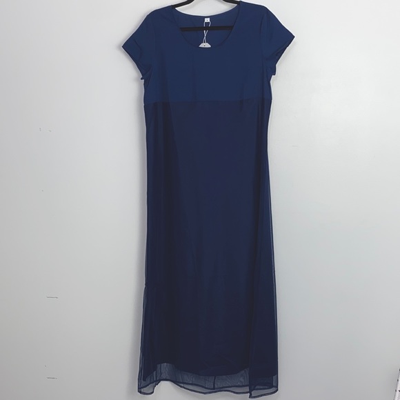 👗5/$25👗 NWT Luyla Blue Maxi dress Sz S - Picture 5 of 7